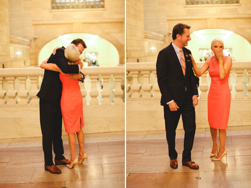 Just Married in Grand Central Station New York