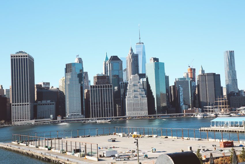 Manhattan Skyline from the Brooklyn Heights promenade