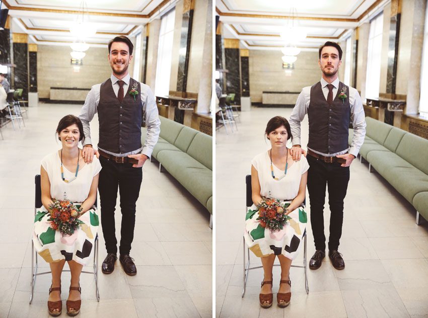 Moments from City Hall elopement in NY