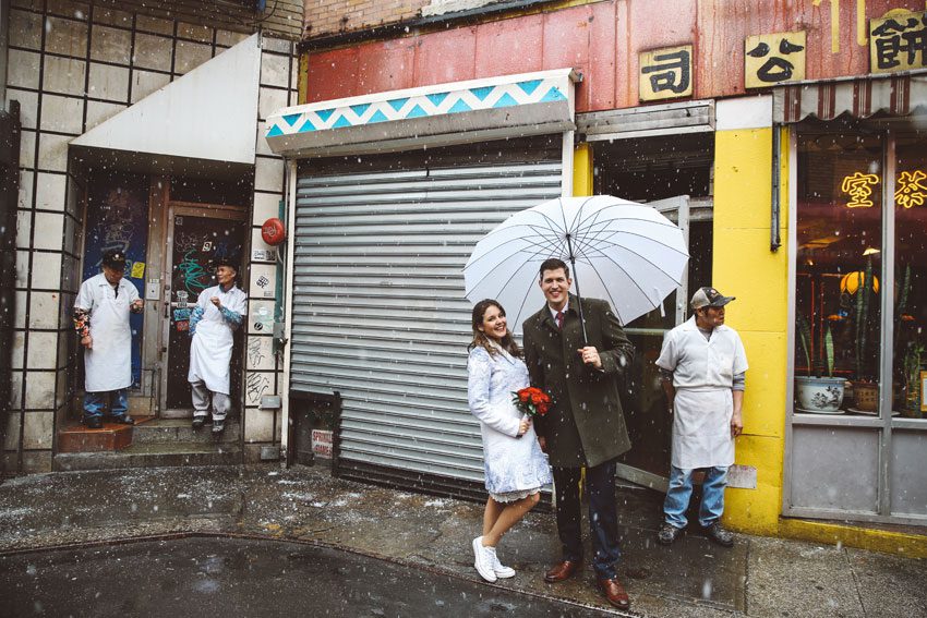 candid chinatown wedding photoshoot