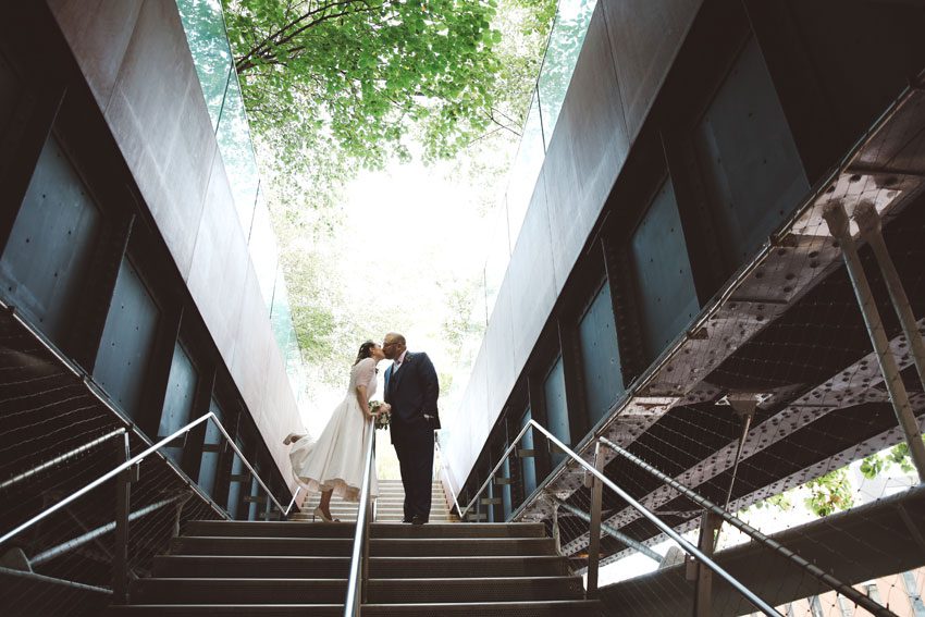 Wedding on the High Line Park