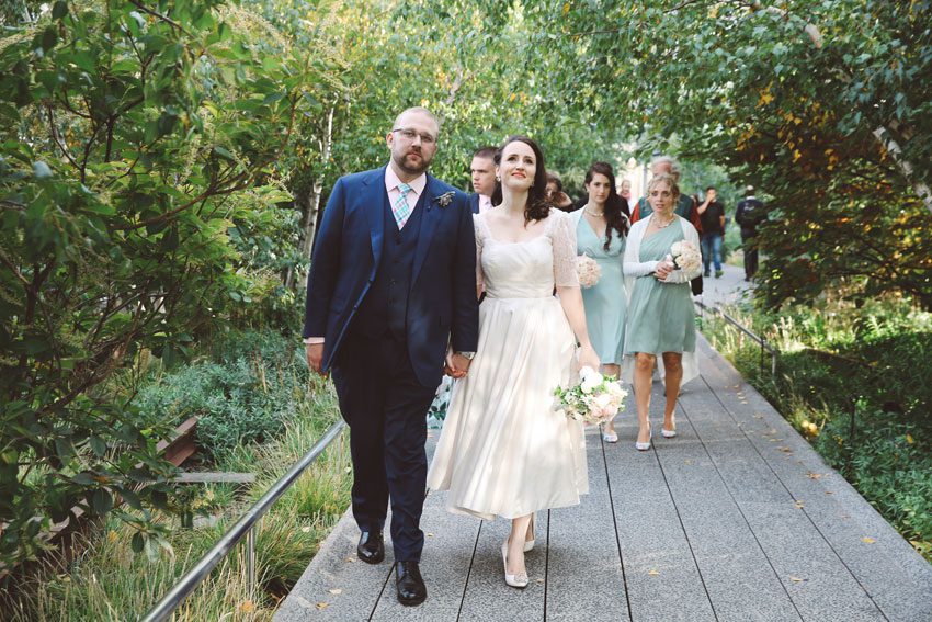 High Line wedding photos