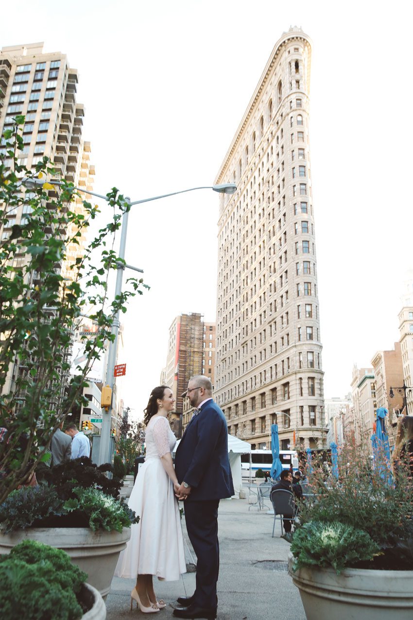 Bride and Groom and the Flatiron