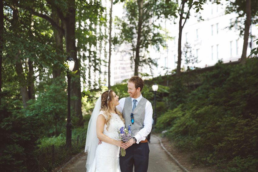 Charming Central Park Wedding Photos