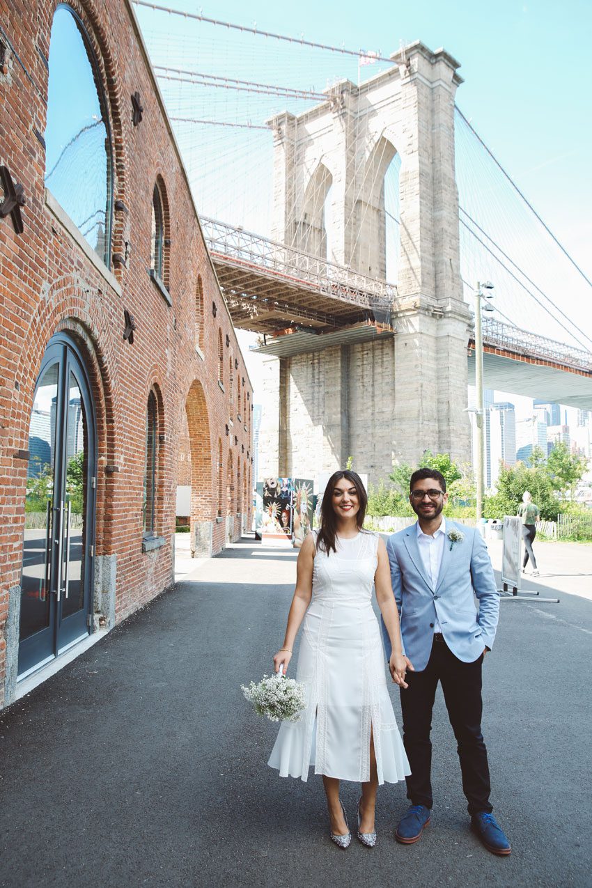 Dumbo Brooklyn Bridge Wedding