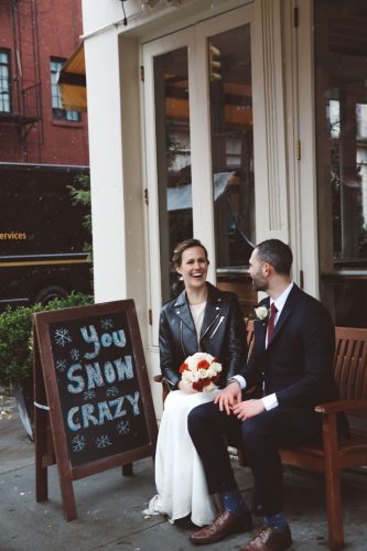 Snow Crazy sign Wedding