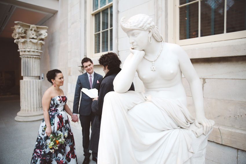 Wedding Ceremony at the Metropolitan Museum Of Art