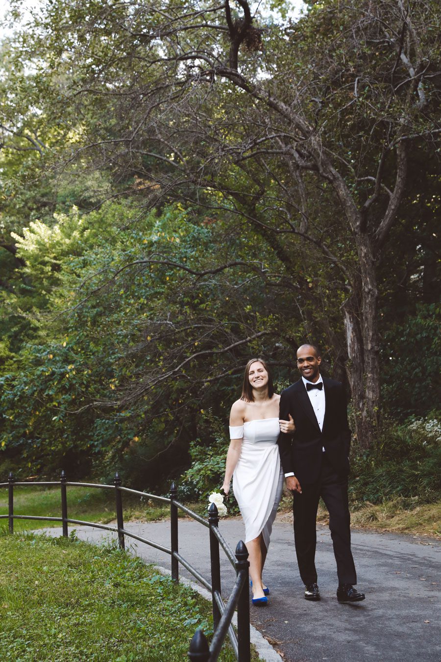 Central Park Wedding couple