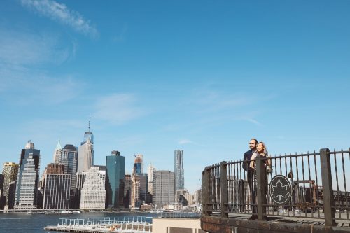 Manhattan skyline elopement