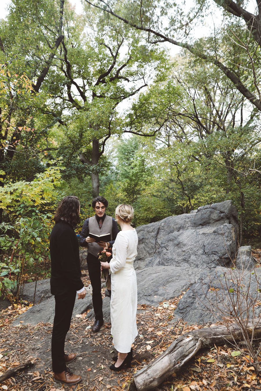 Central Park photos and officiant
