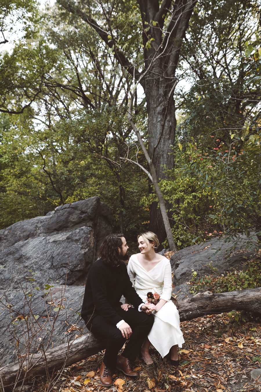 Secret wedding in Central Park