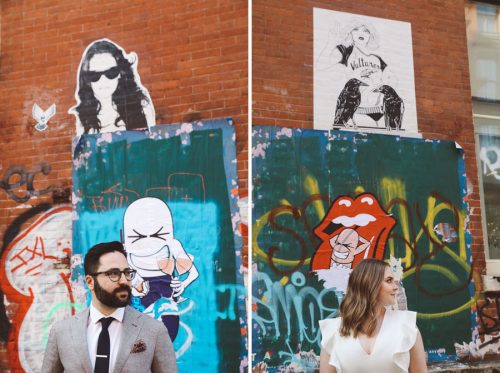 graffiti wedding NYC