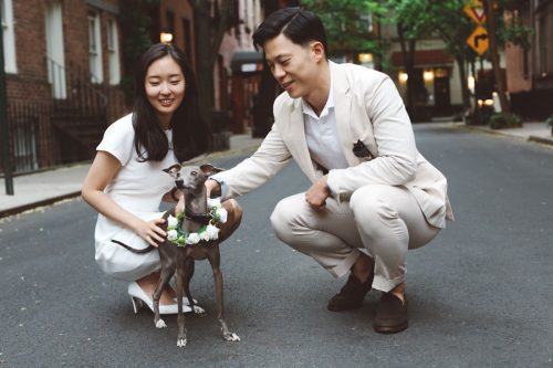 Wedding with Dog