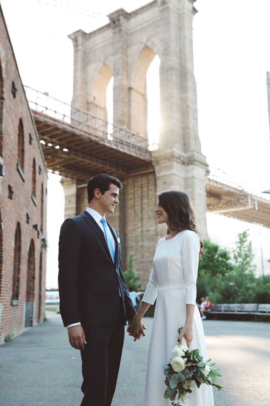 Brooklyn Bridge wedding