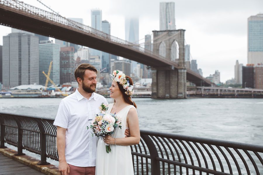Brooklyn Bridge wedding views