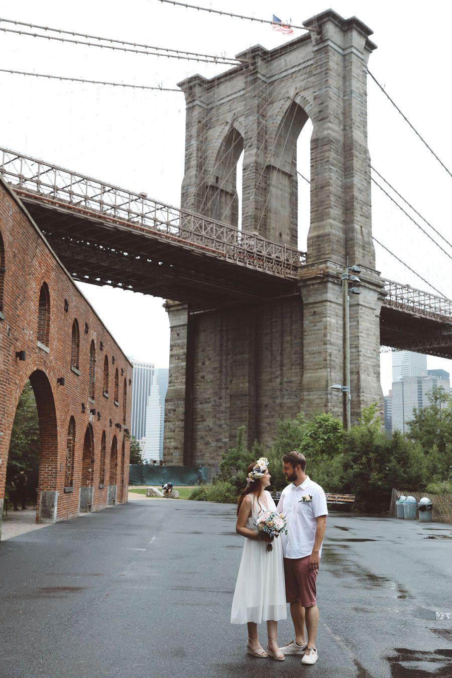 brooklyn bridge dumbo elopement