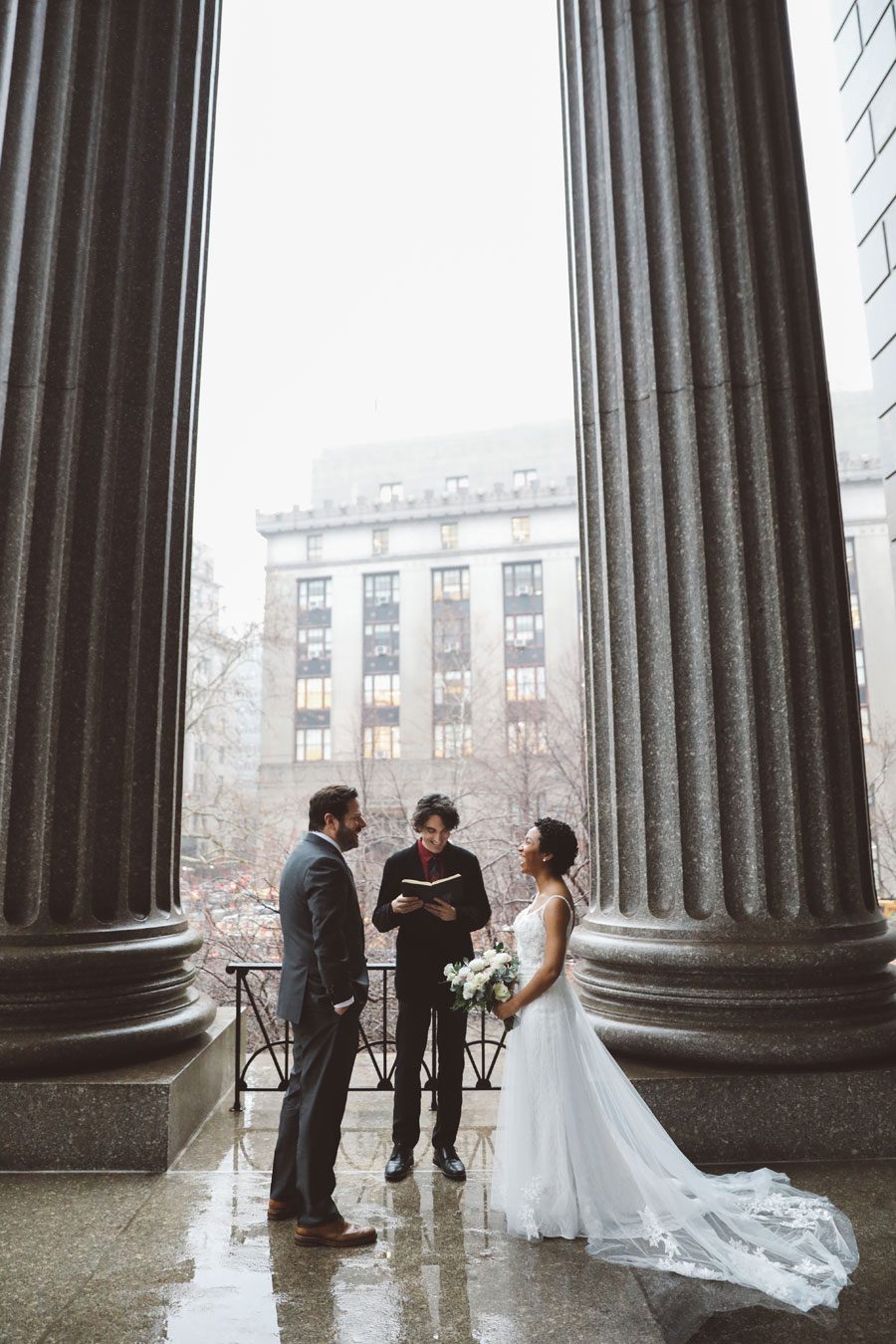 New York City Elopement Photography and officiant