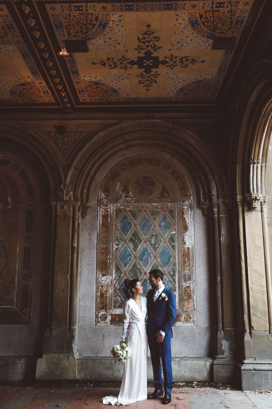 Apollo Fields  Long Island Wedding Photography Blog — Bethesda Fountain  Elopement in NYC's Central Park