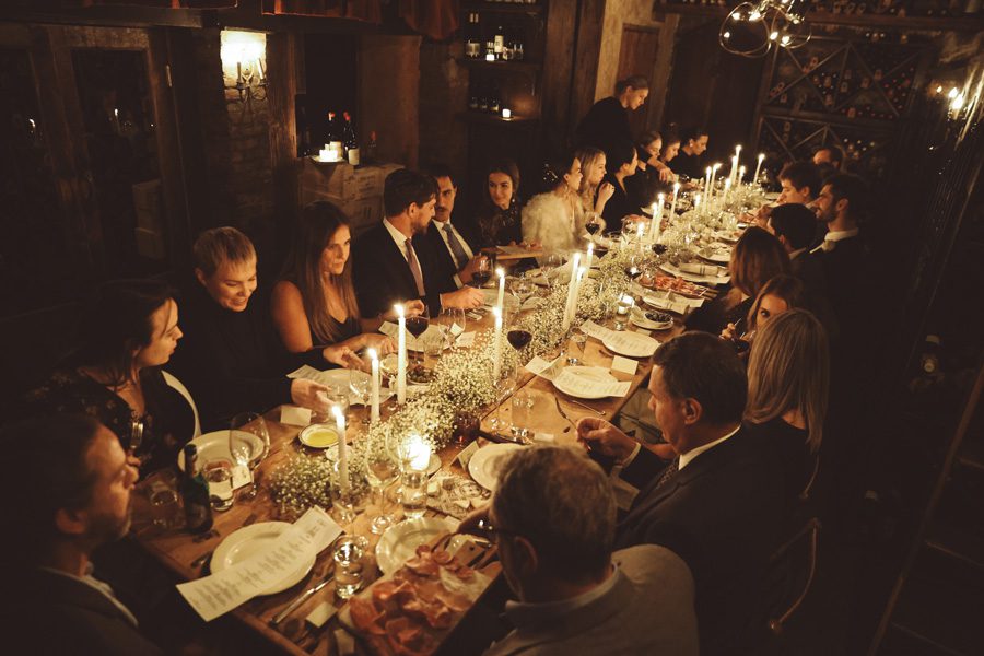 Wedding reception at Il Buco