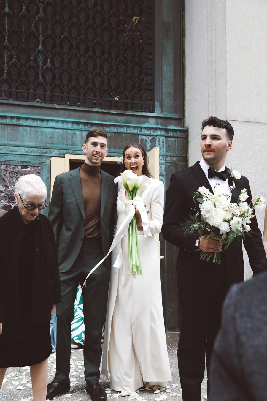 Exciting moments at the City Hall wedding