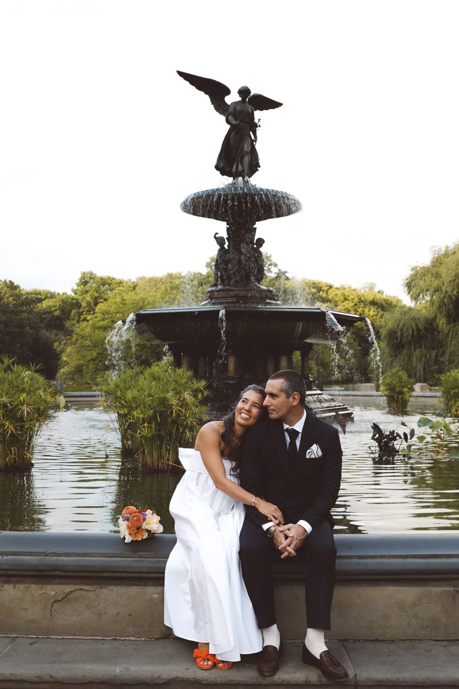 Bethesda Fountain Elopement