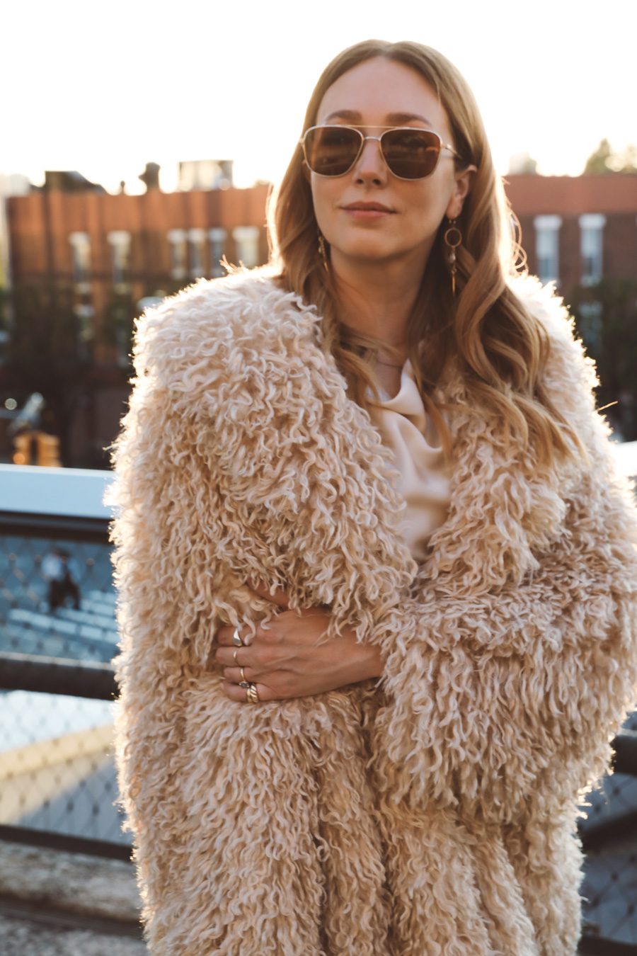 Bride on the highline park