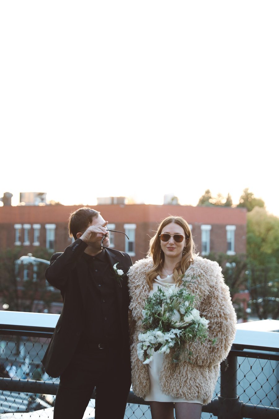 Just married in the Highline Park
