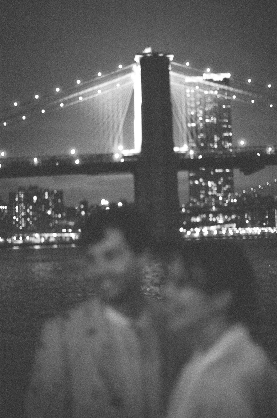 NYC film elopement in black and white