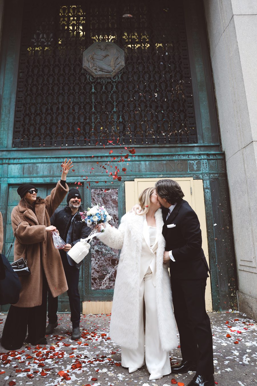 Film City Hall wedding photographer | L&L Style Photo