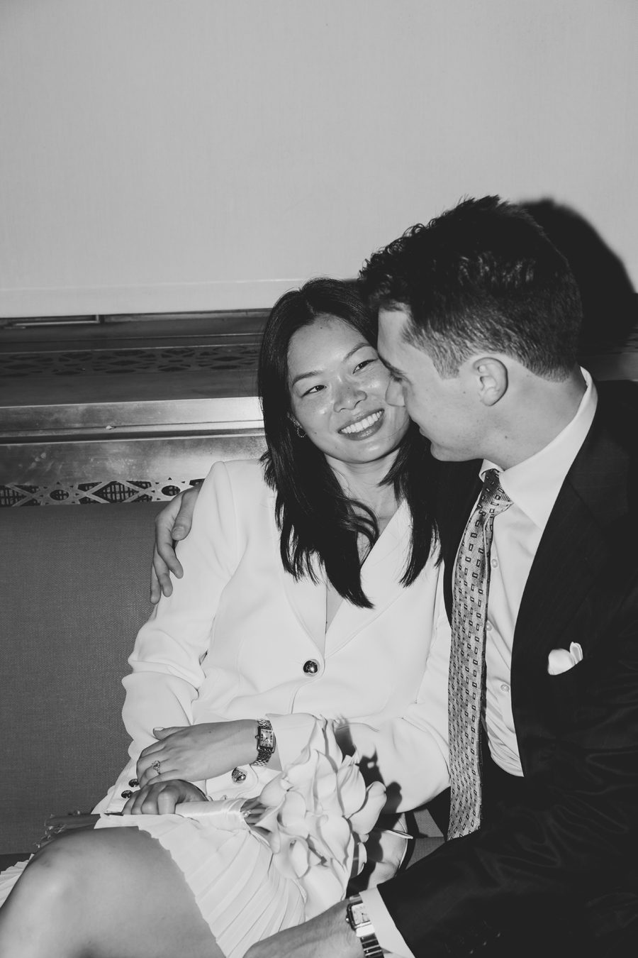 Joyful NY City Hall wedding | L&L Style Photo Joyful City Hall wedding images in digital and film