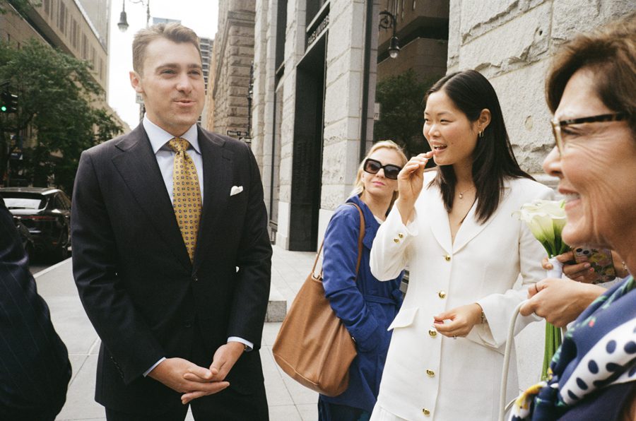 Joyful NY City Hall wedding | L&L Style Photo Joyful City Hall wedding images in digital and film