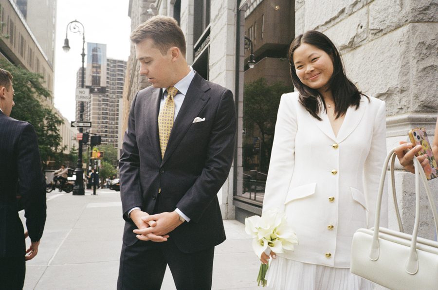 Joyful NY City Hall wedding | L&L Style Photo Joyful City Hall wedding images in digital and film