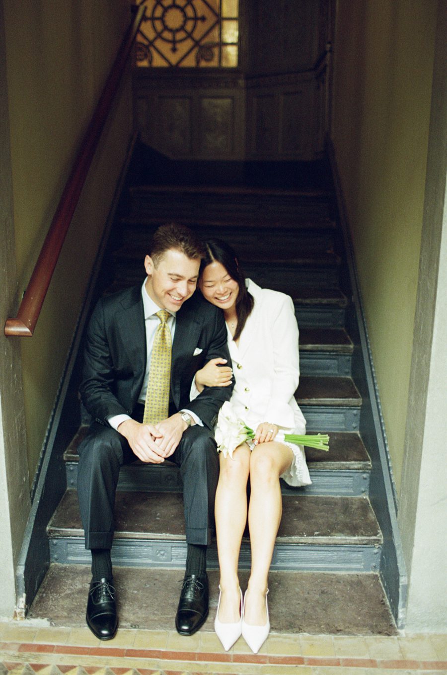 Joyful NY City Hall wedding | L&L Style Photo Joyful City Hall wedding images in digital and film